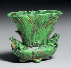 coppertone line weller art pottery